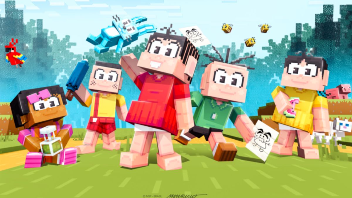 Turma da Mônica Chega ao Minecraft com Skins Oficiais Encantadoras!