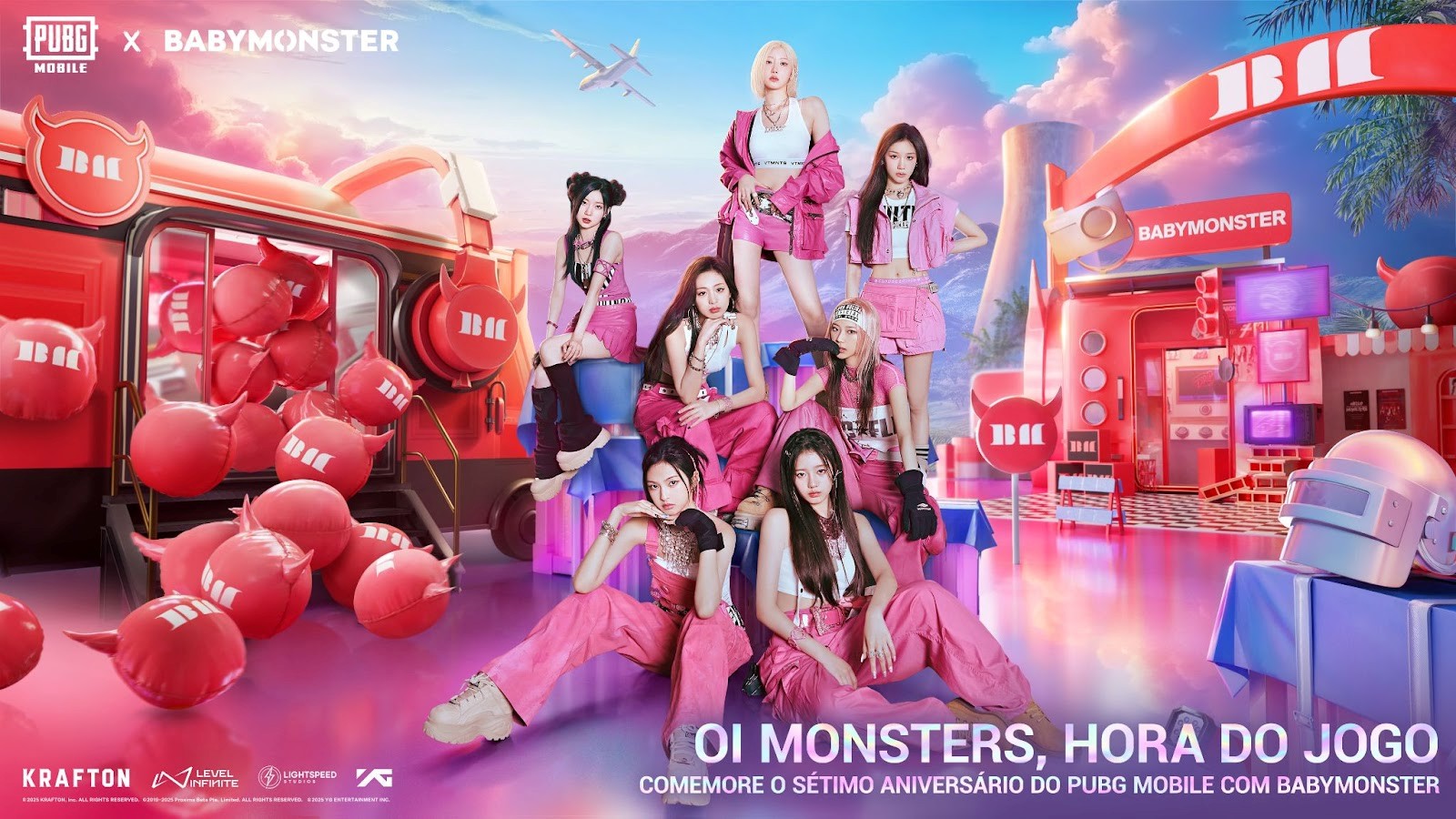 PUBG MOBILE e BABYMONSTER: Uma Colaboração K-Pop para Celebrar Sete Anos de Jogo!