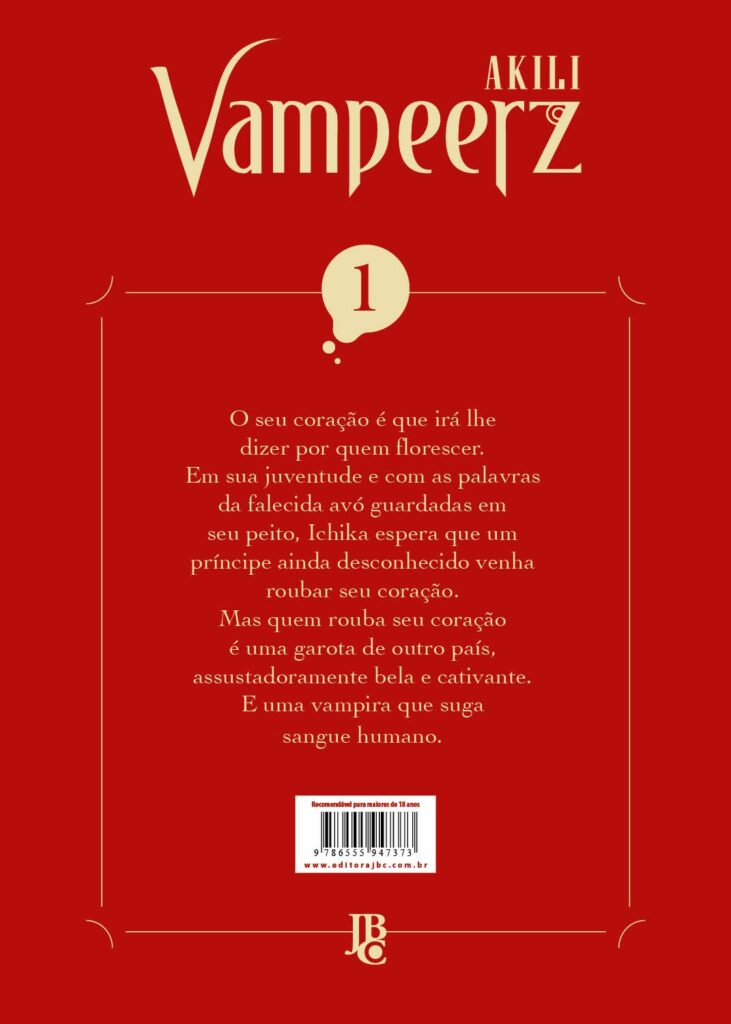 Vampeerz: Romance, Sangue e Subversão no Mangá GL da Editora JBC