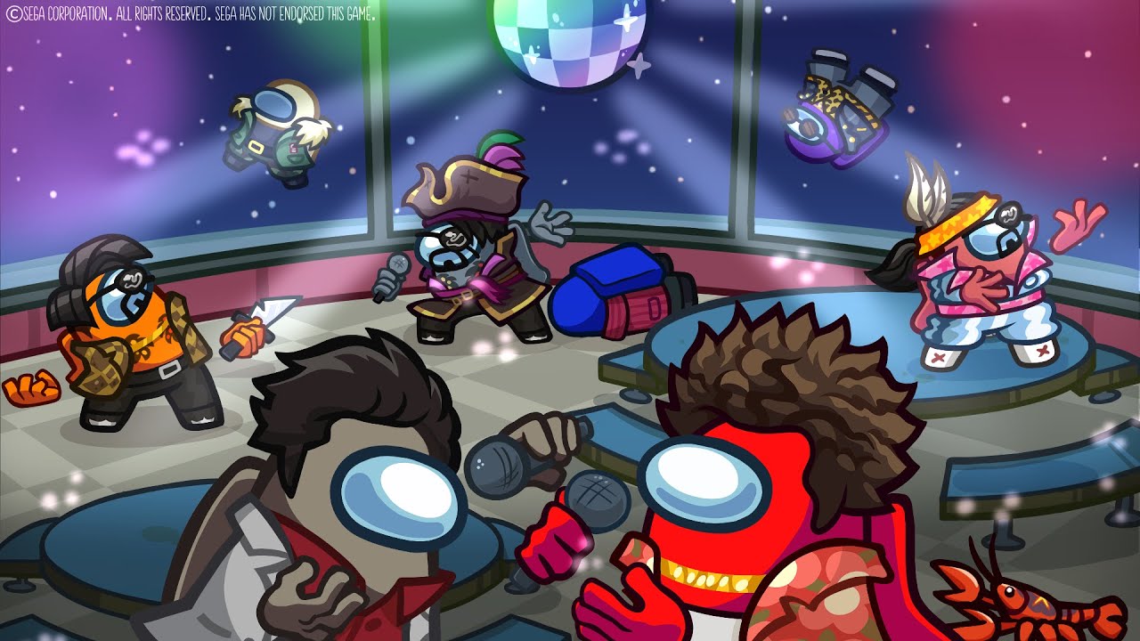 Among Us e Like a Dragon: Colaboração Traz Itens Cosméticos e Música Temática!