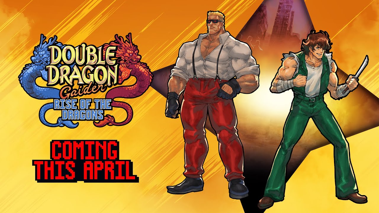 Double Dragon Gaiden: Rise of the Dragons Ganha Novos Personagens em DLC Gratuito em Abril