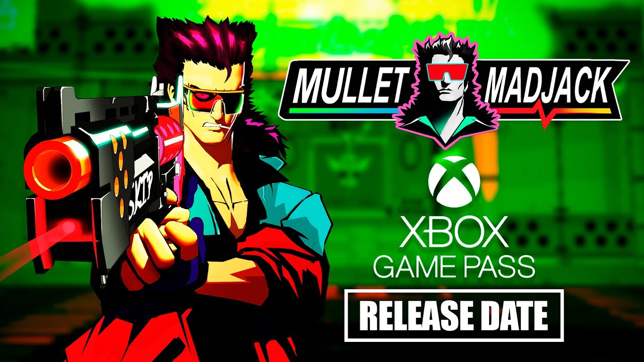 MULLET MADJACK: Ação Retrô e Estilo Cyberpunk Chegam ao Xbox via Game Pass