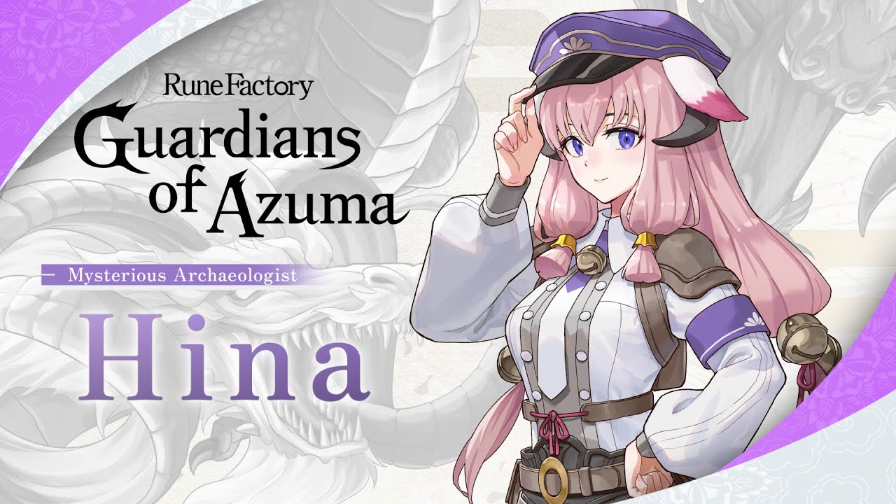 Novos Trailers de “Rune Factory: Guardians of Azuma” Destacam Hina, Woolby e Mauro