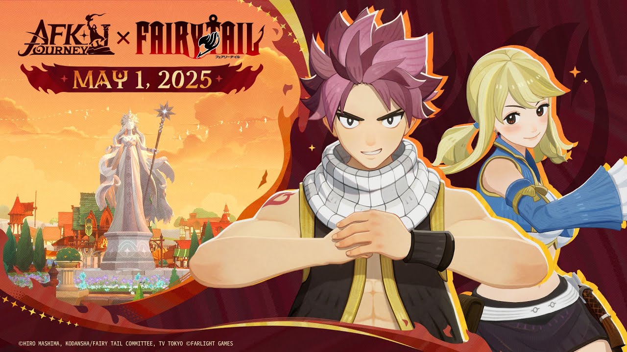 Prepare-se para Magia e Aventura: Crossover de ‘Fairy Tail’ em AFK Journey!