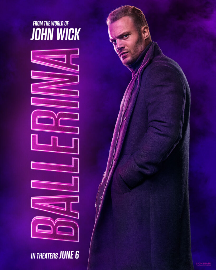 Bailarina: Novos Cartazes Destacam Ana de Armas, Keanu Reeves e Elenco