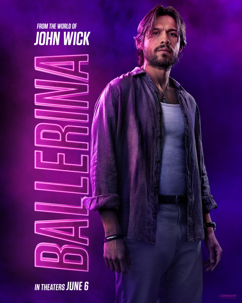 Bailarina: Novos Cartazes Destacam Ana de Armas, Keanu Reeves e Elenco