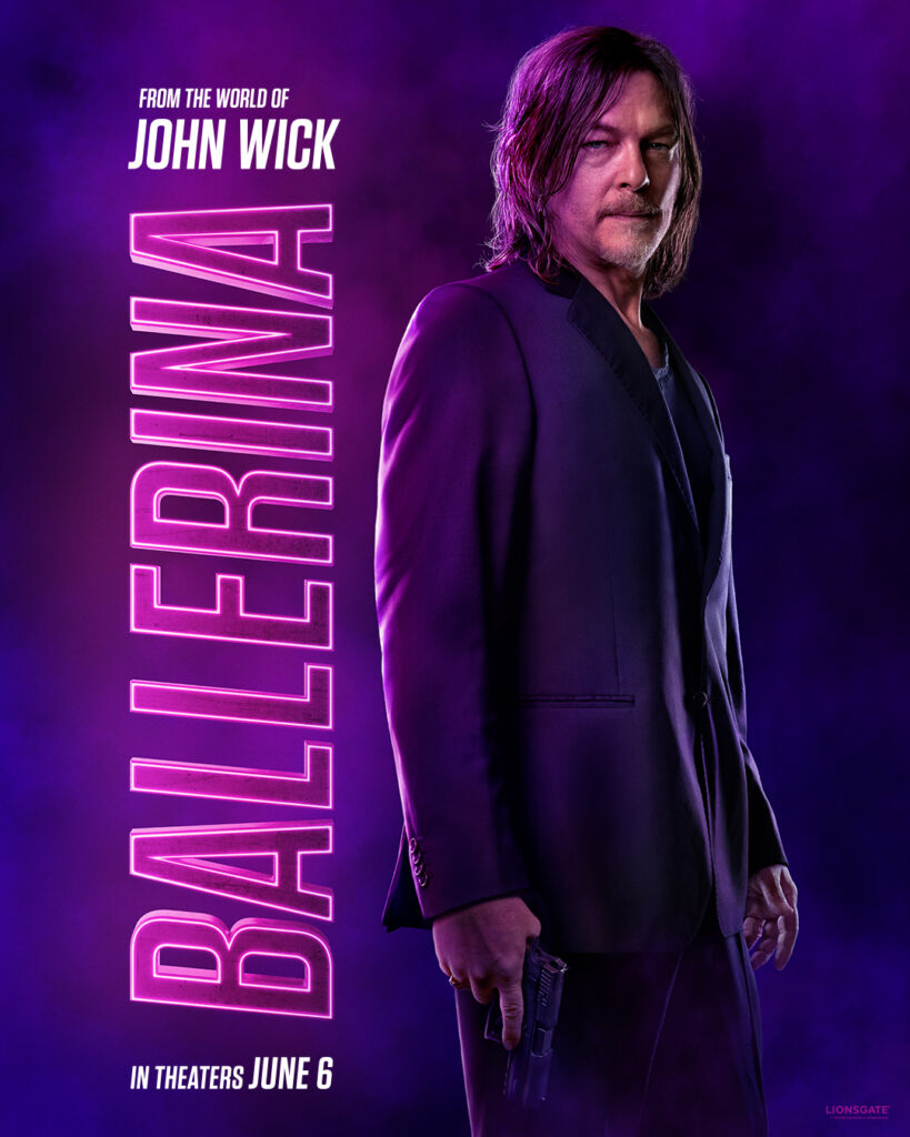 Bailarina: Novos Cartazes Destacam Ana de Armas, Keanu Reeves e Elenco