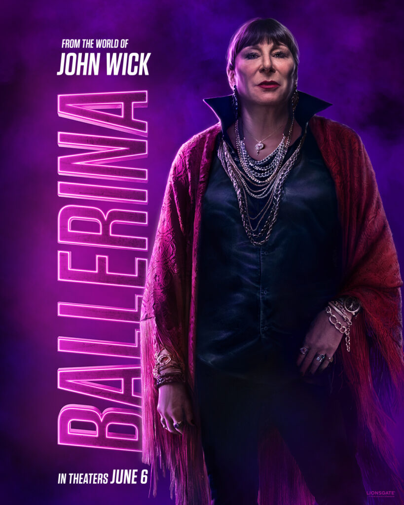 Bailarina: Novos Cartazes Destacam Ana de Armas, Keanu Reeves e Elenco