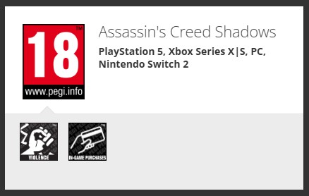 "Assassin's Creed Shadows" Pode Chegar ao Nintendo Switch 2