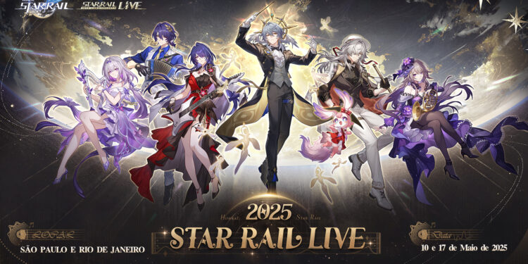 Venda de Ingressos para Sessão de Exibição de Star Rail LIVE 2025 Começa Oficialmente
