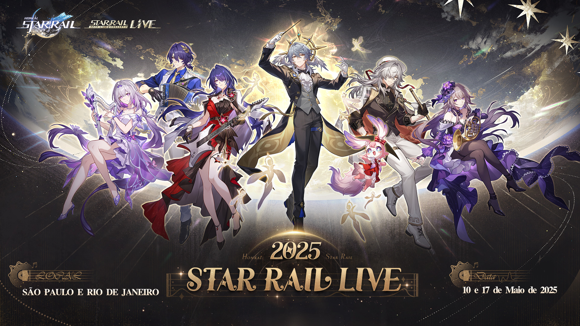 Venda de Ingressos para Sessão de Exibição de Star Rail LIVE 2025 Começa Oficialmente