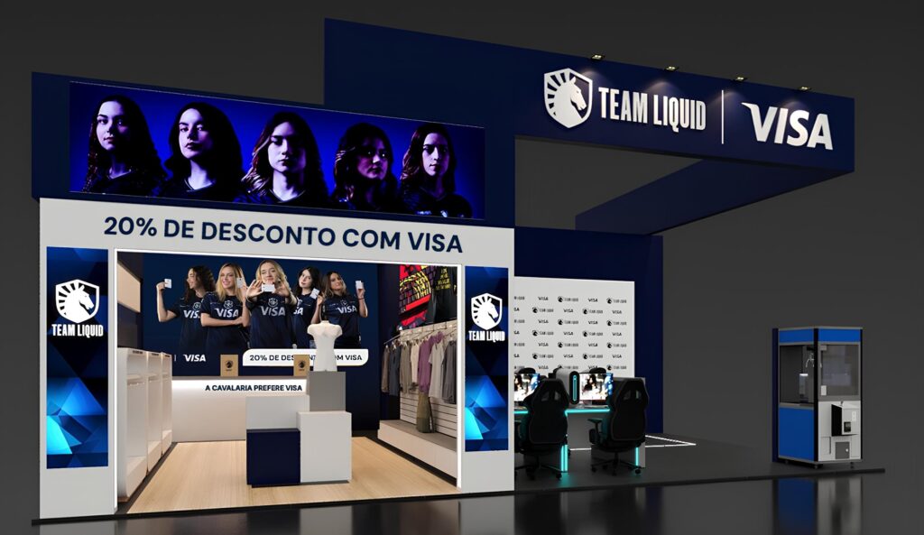 Team Liquid na gamescom latam 2025: Celebração de 25 Anos com a Visa!