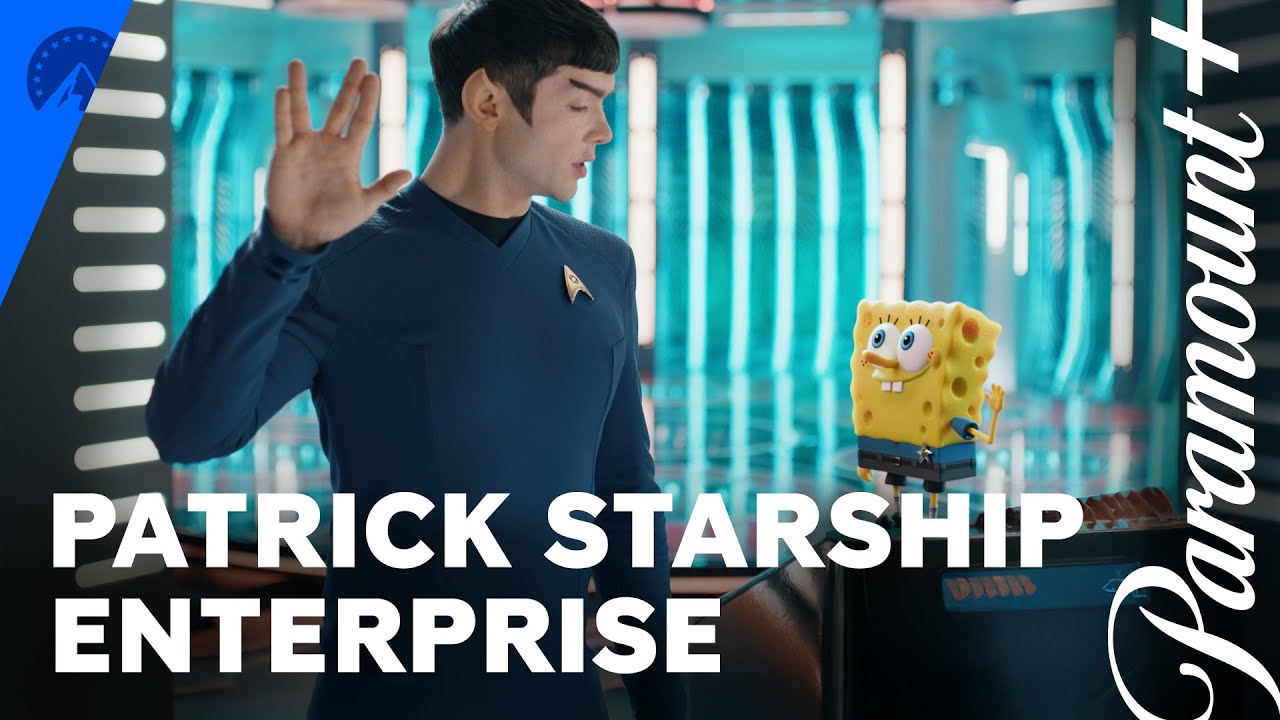 Bob Esponja e Star Trek se Encontram em Comercial do Paramount+