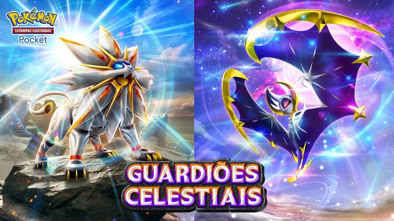 Pokémon Estampas Ilustradas Pocket: Expansão Guardiões Celestiais de Sun e Moon Chega em Abril