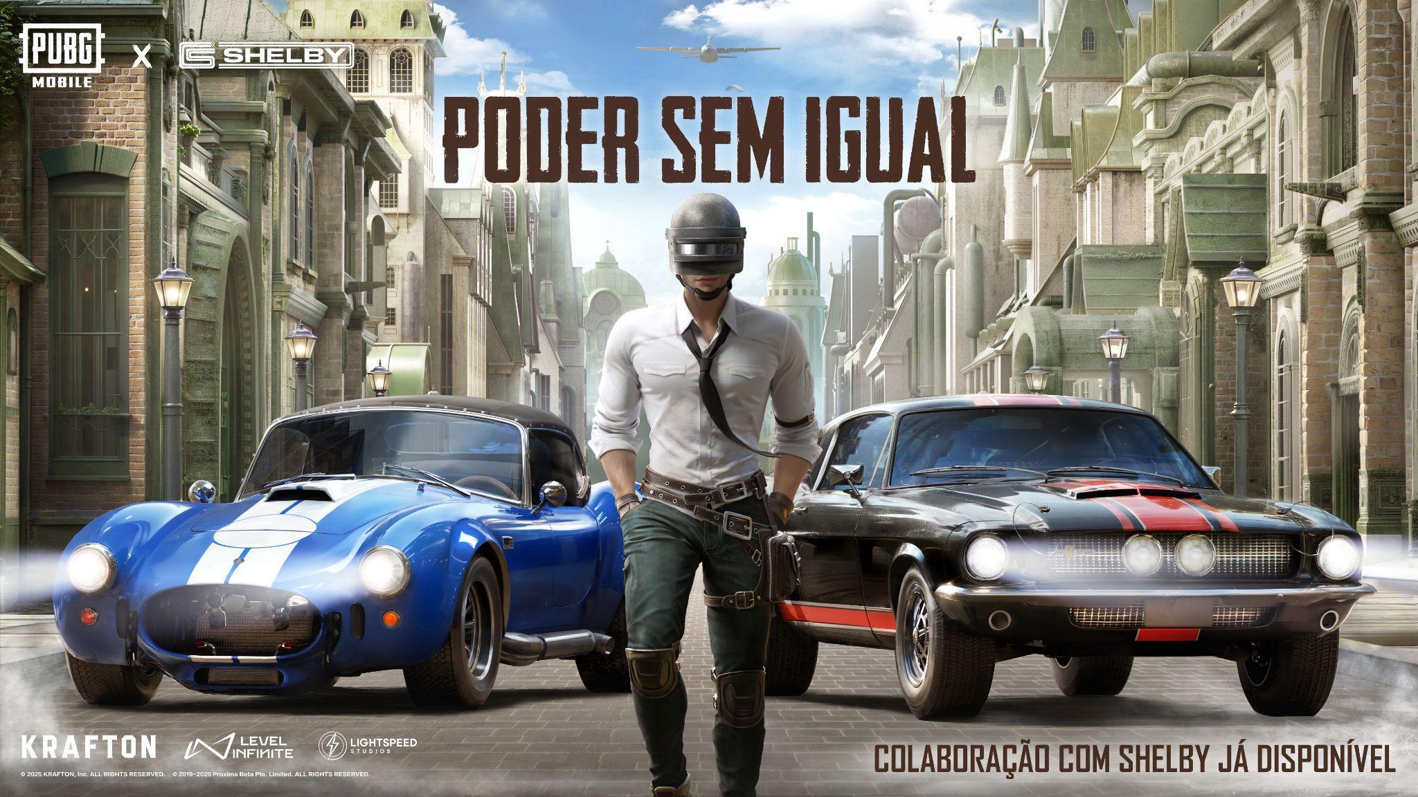 PUBG MOBILE Acelera com Shelby American: Carros Lendários Invadem o Campo de Batalha!