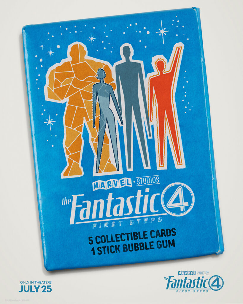 Nostalgia em Alta: Cartazes Individuais de "Quarteto Fantástico" Remetem aos Anos 60!