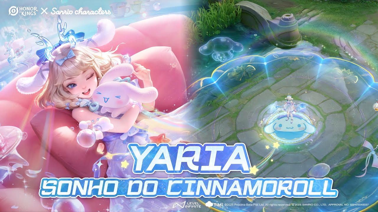 Cinnamoroll e Kuromi chegam ao Honor of Kings – prepare-se para espalhar felicidade!
