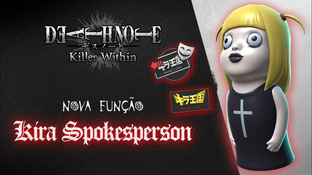 DEATH NOTE Killer Within: Kira’s Spokesperson chega com atualização gratuita
