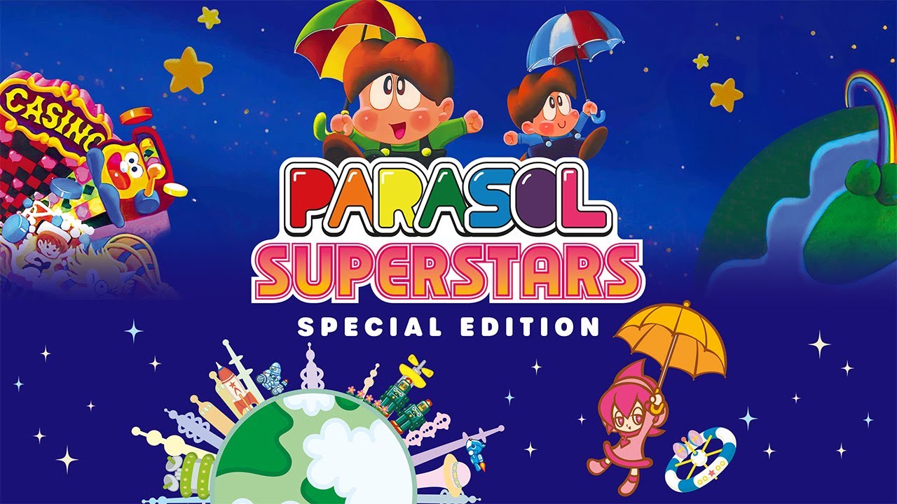 Parasol Superstars: Duas Aventuras Ícones em um Pacote Estelar!