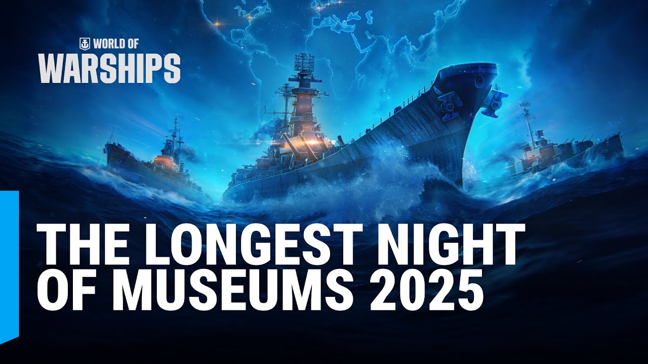 World of Warships Celebra a Noite Mais Longa dos Museus e Lança o Atlas do Museu Naval