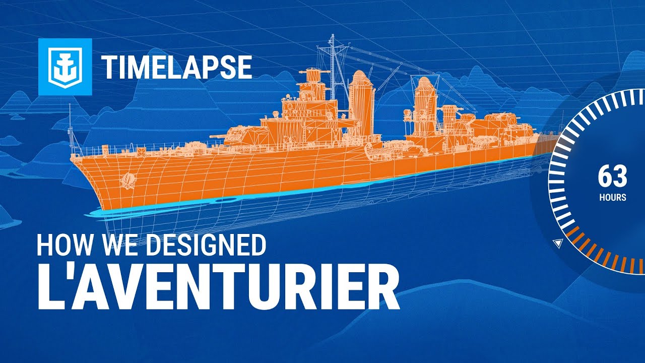 World of Warships Revela o Intrincado Design do Contratorpedeiro Francês L’Aventurier