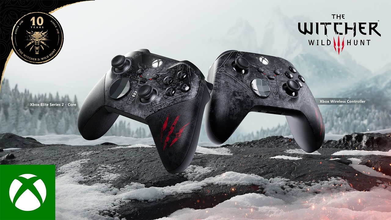 Xbox Lança Controles Comemorativos de 10 Anos de The Witcher 3: Wild Hunt