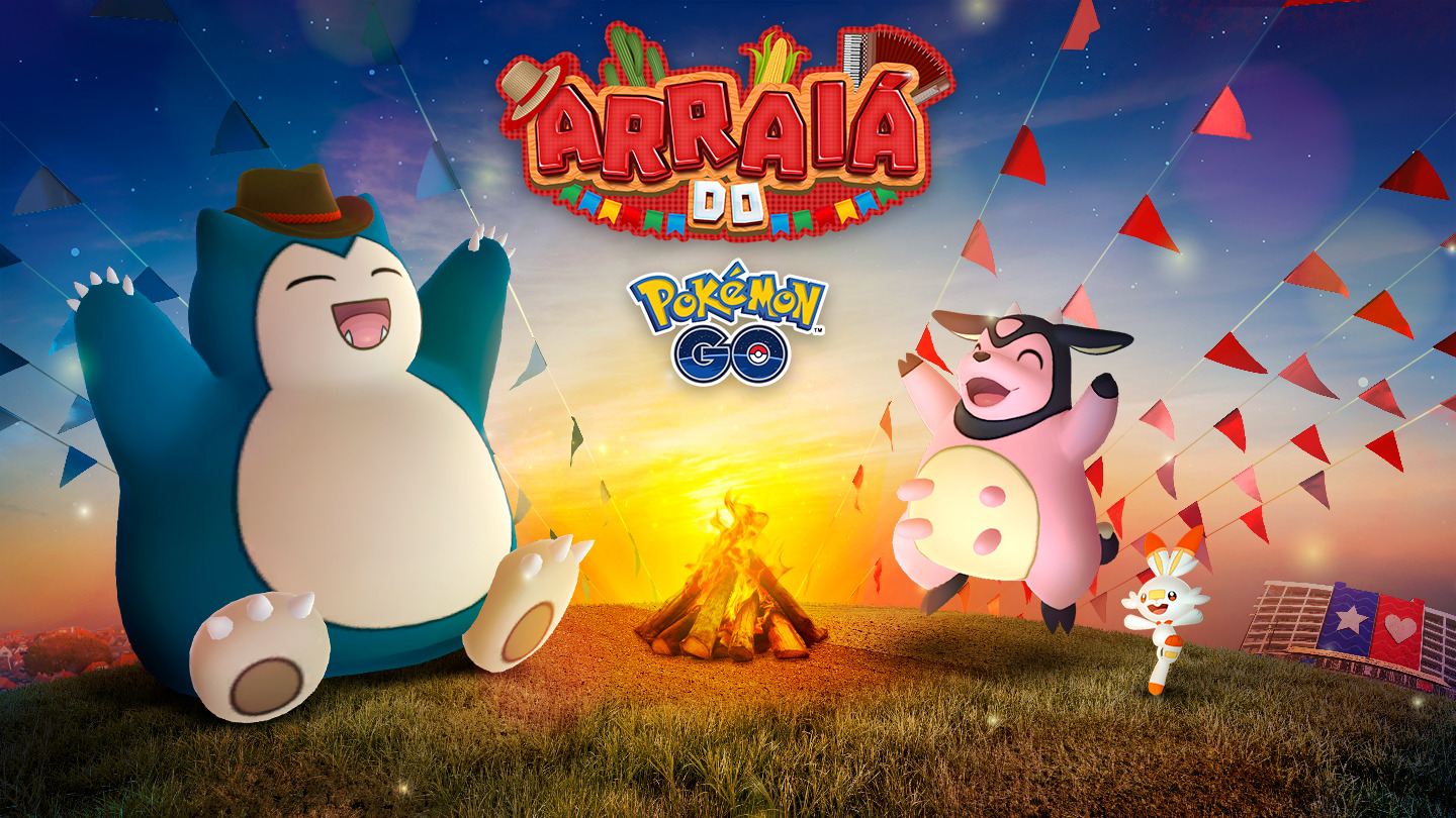 Pokémon GO entra no clima da Festa Junina com evento especial e Snorlax caubói!