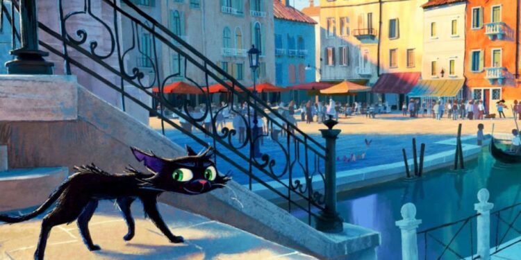 Gatto | Pixar aposta em arte pintada à mão para seu novo filme