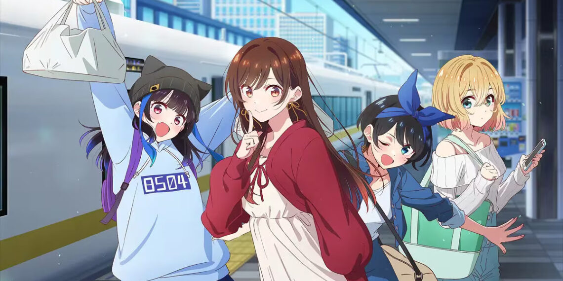 Rent-a-Girlfriend confirma 5ª temporada para 2026 com nova ilustração oficial