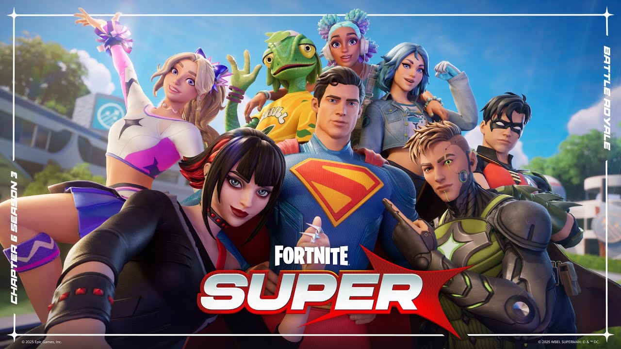 Fortnite Capítulo 6 Temporada 3: Super traz heróis, vilões e nostalgia!