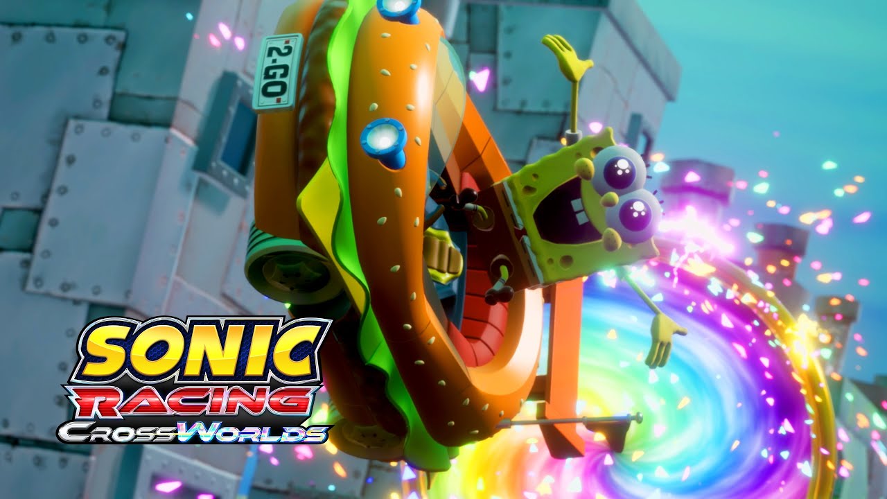 Sonic Racing: CrossWorlds acelera com Bob Esponja, Avatar e Tartarugas Ninja em colaboração com a Nickelodeon