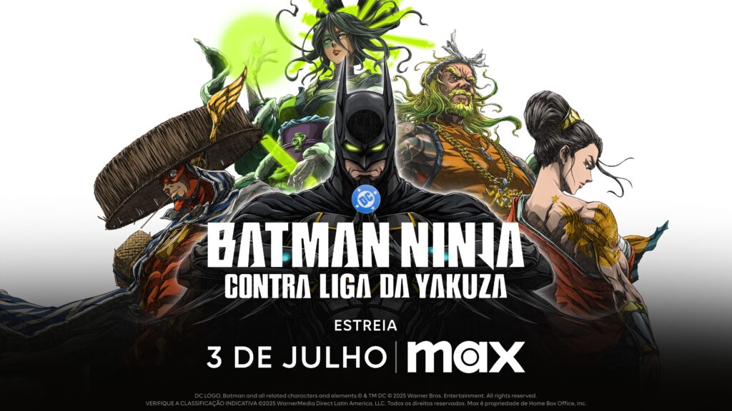 Batman Ninja contra Liga Yakuza estreia amanhã e promete mergulhar Gotham no caos feudal