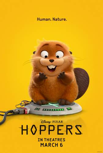 Cara De Um, Focinho de Outro: Pixar Lança Trailer e Pôster de Comédia Ambiental com Castores Robôs