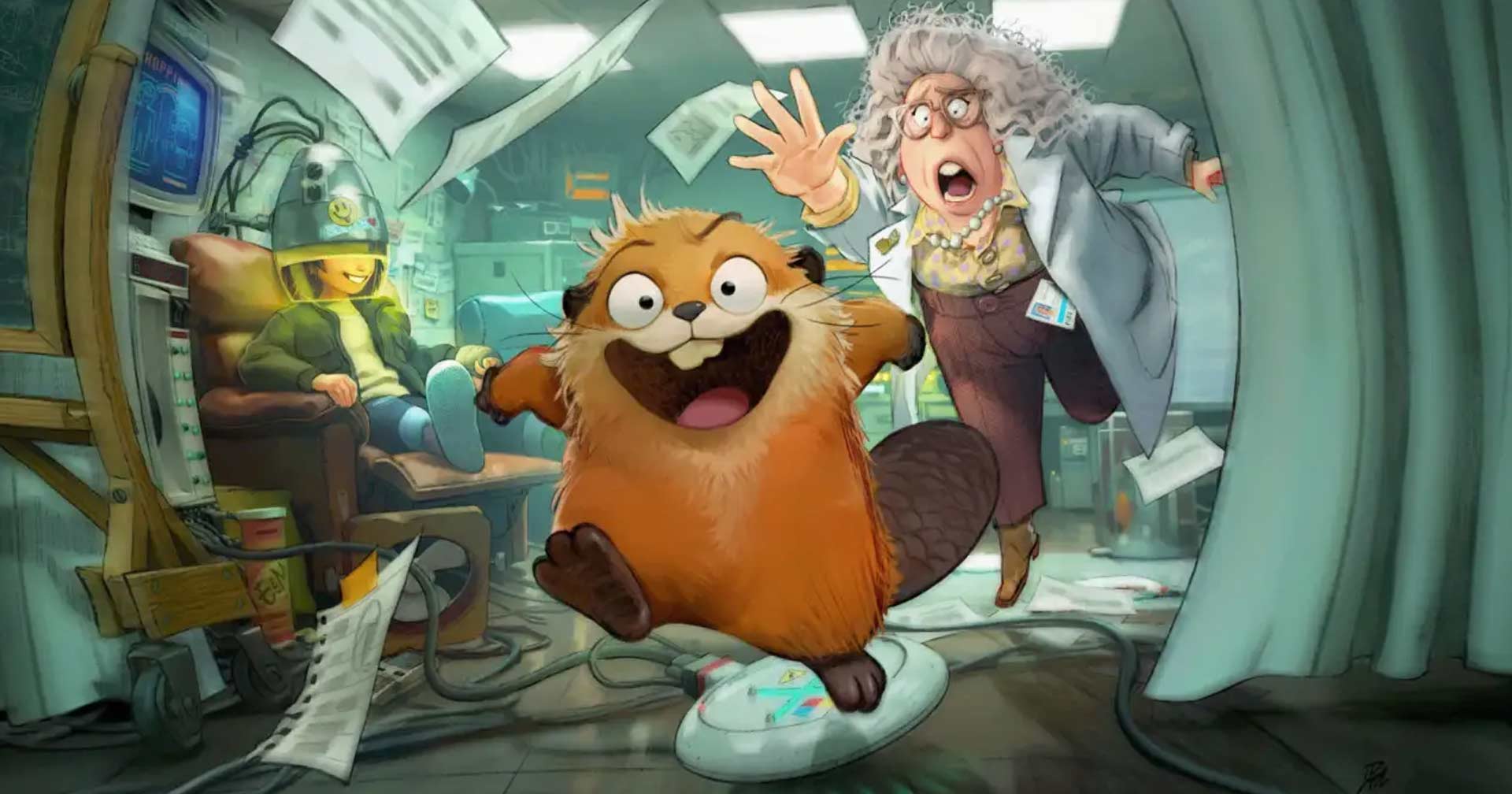 Cara De Um, Focinho de Outro: Pixar Lança Trailer e Pôster de Comédia Ambiental com Castores Robôs