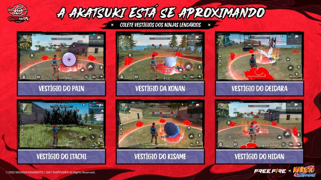 Free Fire x Naruto Shippuden Capítulo 2: A Guerra Ninja Continua!
