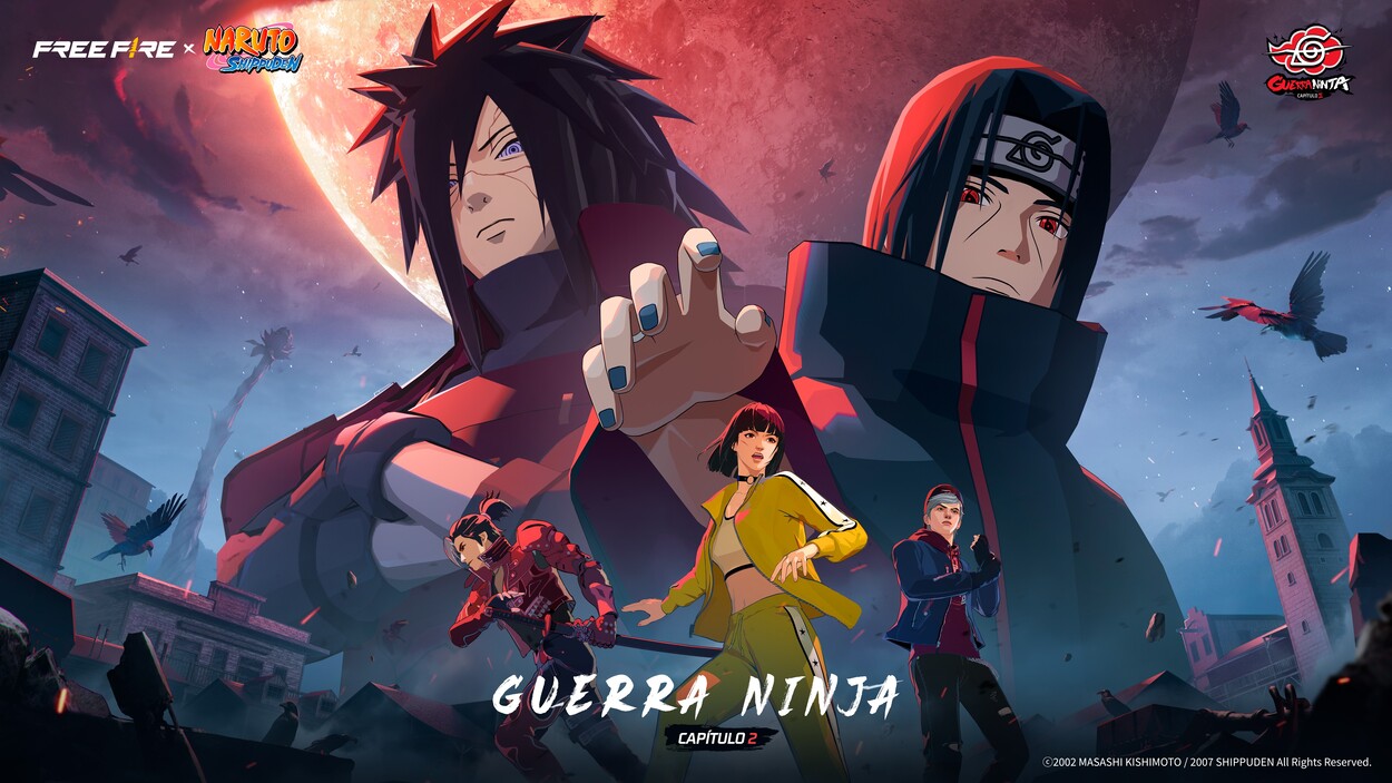 Free Fire x Naruto Shippuden Capítulo 2: A Guerra Ninja Continua!