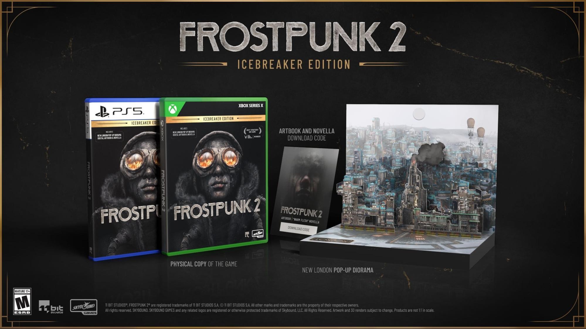 Frostpunk 2 chega em setembro nos consoles e apresenta edições físicas arrepiantes