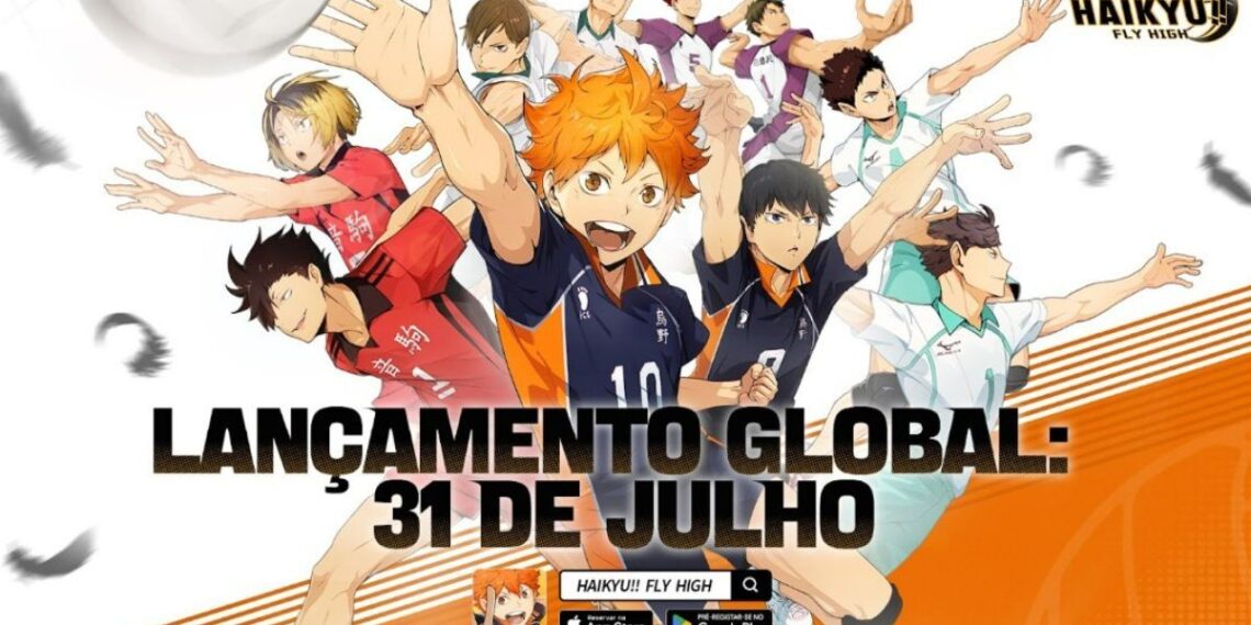 HAIKYU!! FLY HIGH ganha data oficial de lançamento e promete ação estratégica com vozes originais e recompensas épicas
