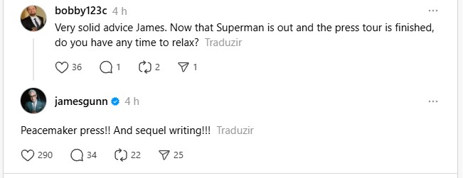Superman 2 já está sendo escrito por James Gunn — mesmo antes de sair dos cinemas