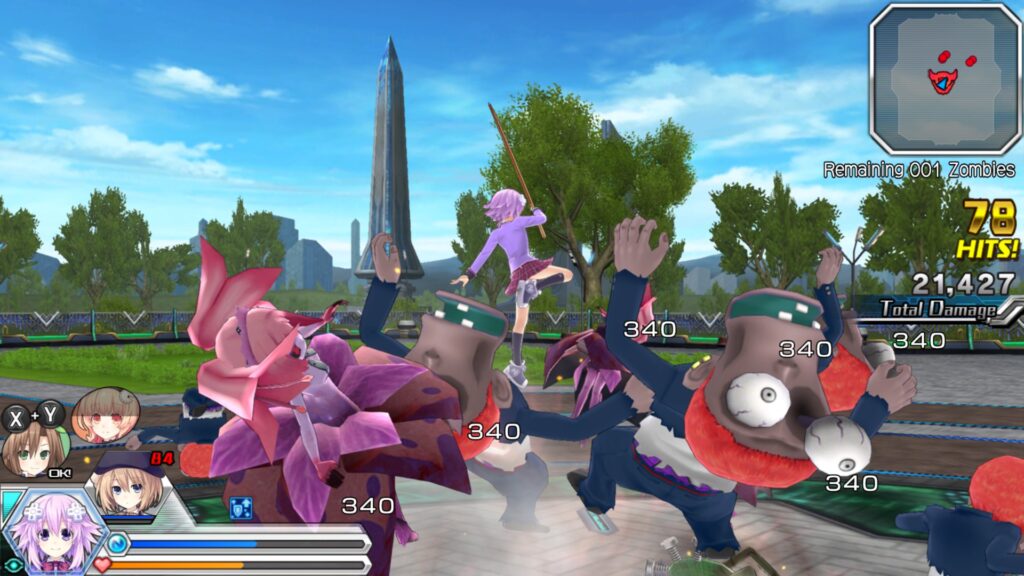 Review: MegaTagmension Blanc + Neptune VS Zombies — Zumbis, colegiais e fanservice em batalha