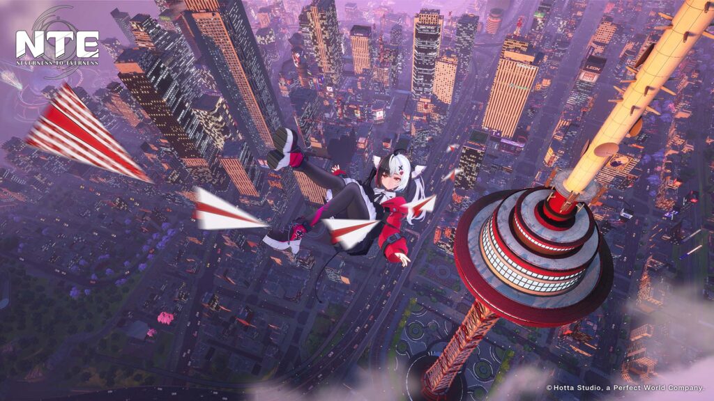 Neverness to Everness | Teste de Contenção já está disponível com exploração urbana, clima dinâmico e Twitch Drops