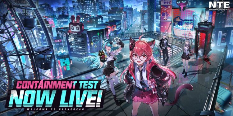Neverness to Everness | Teste de Contenção já está disponível com exploração urbana, clima dinâmico e Twitch Drops