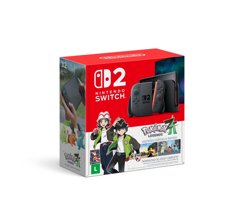 Bundle do Nintendo Switch 2 com Pokémon Legends: Z-A será lançado no Brasil!