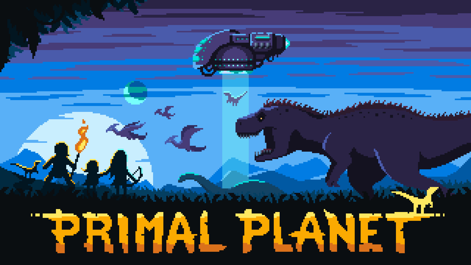 Primal Planet chega em 28 de julho e promete aventura emocional pixelada com dinossauros e muito coração