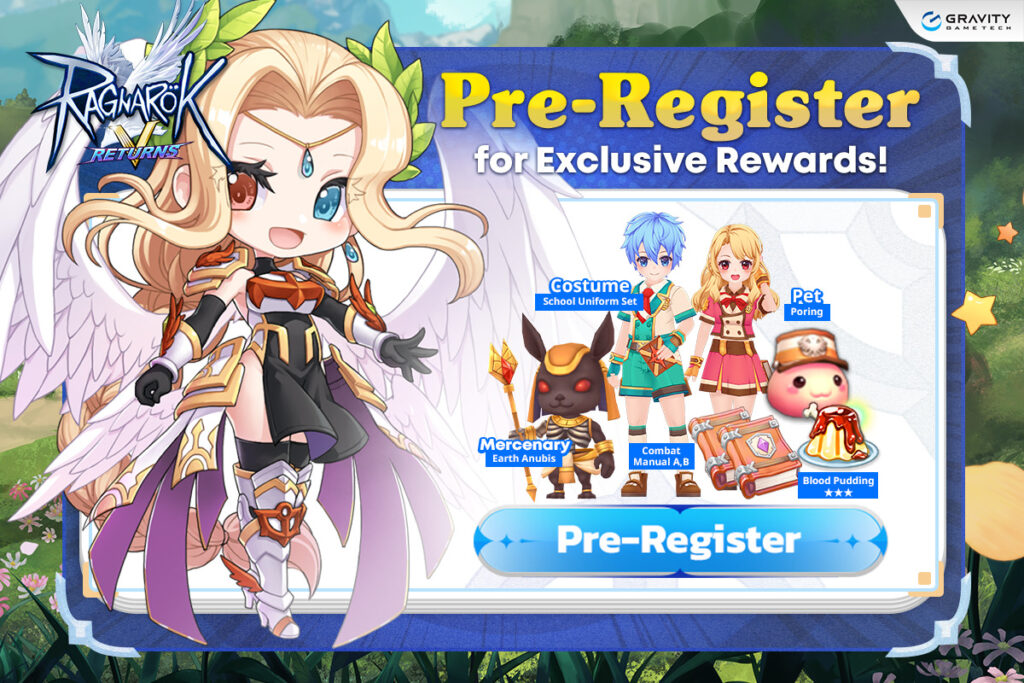 Ragnarok V: Returns abre pré-registro global e traz a nostalgia do MMORPG em 3D para celulares!