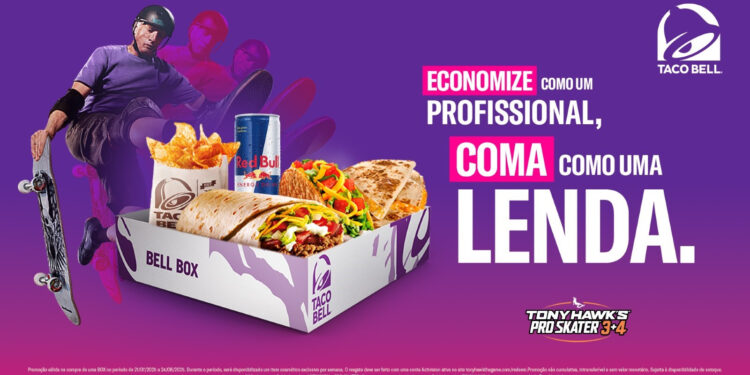 Taco Bell, Red Bull e Blizzard Lançam Parceria Radical para Tony Hawk’s Pro Skater 3 + 4