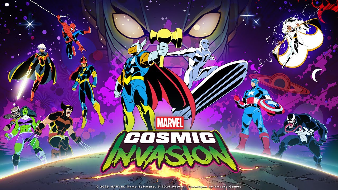 Marvel Cosmic Invasion revela Surfista Prateado e Bill Raio Beta em trailer eletrizante na SDCC