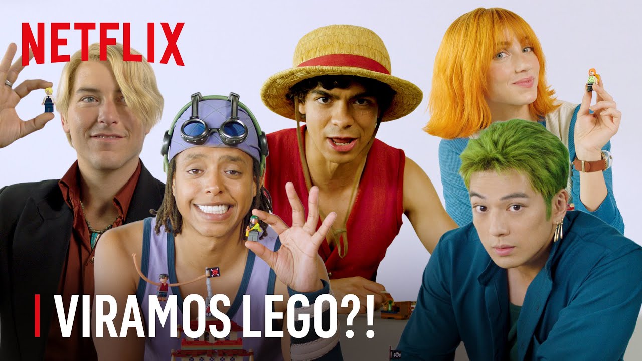One Piece Live-Action: Elenco se diverte com LEGO inspirado na série da Netflix