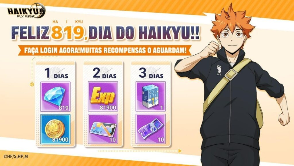 Tetsuro Kuroo chega com tudo no Dia do Haikyuu!! em FLY HIGH — Celebração épica com eventos e recompensas