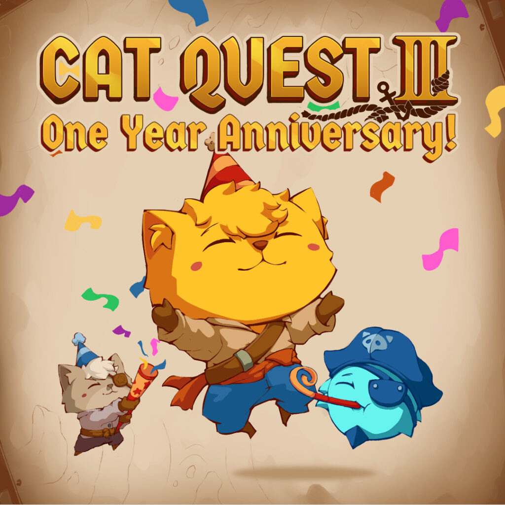 Cat Quest III chega ao iPhone, iPad e Mac com modo cooperativo e desconto especial